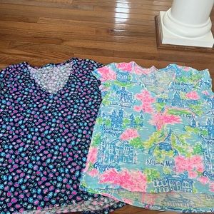 Lily Pulitzer Etta c neck t shirt sz large